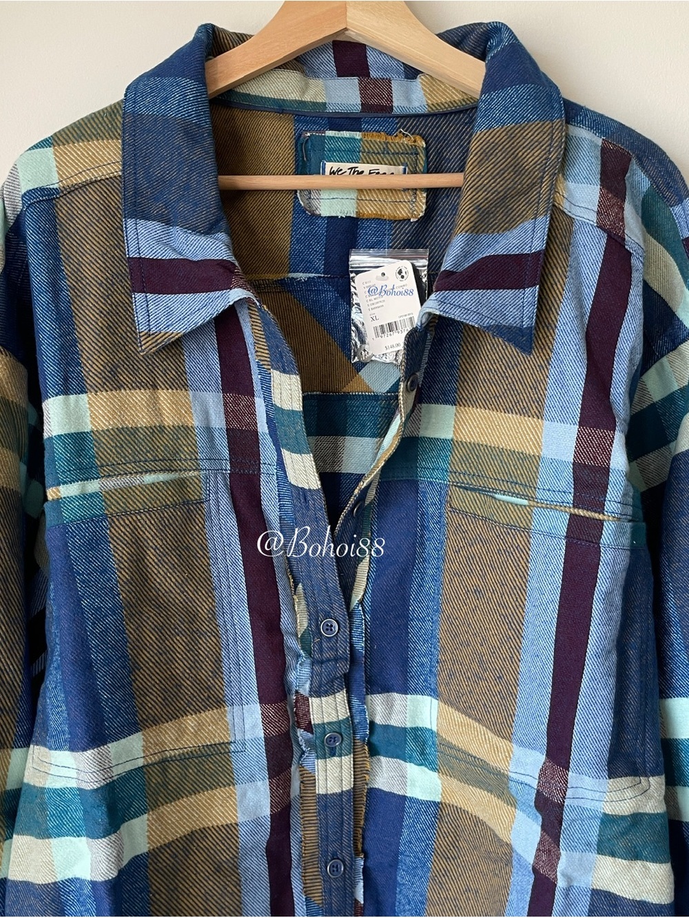 NWT Free People We The Free So Long Summer Plaid Top - Picture 12 of 16